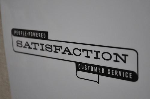 Logo for get satisfaction: Creative Commons. Some Rights Reserved. Photo by Dave Schumaker