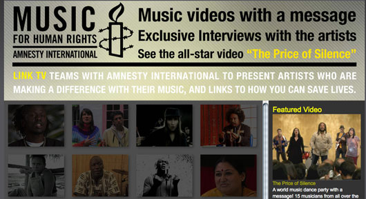 Music for Human Rights on Link TV