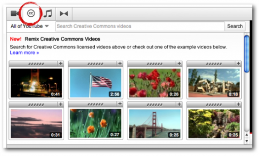 YouTube Adds Creative Commons Licensing Option And Video Library