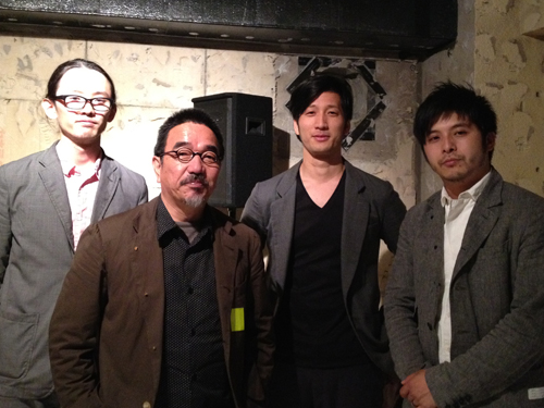 左から藤村龍至さん、福森伸さん、井手健一郎さん、坂口恭平さん