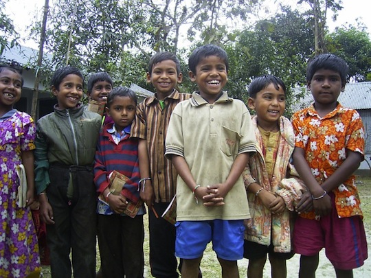 バングラデシュの子どもたちの笑顔