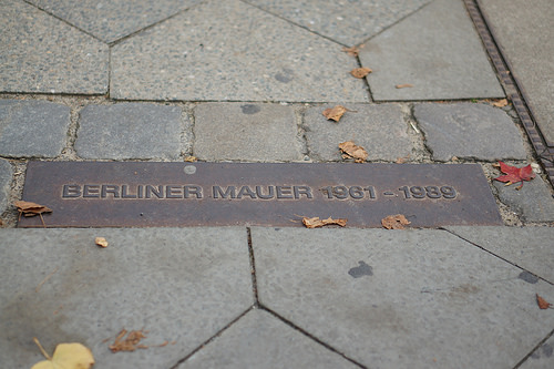 ベルリン市内に残る「ベルリンの壁（Berliner Mauer）」の跡