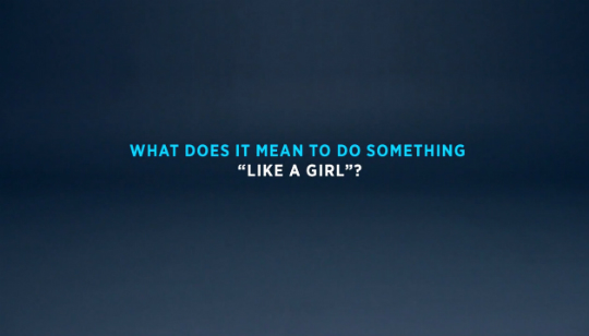 What does it mean to do something like a girl
