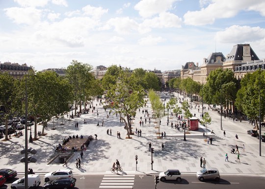 パリ市内で 交通量の激しい広場を市民のためにリノベートする一大プロジェクトが進行中 Greenz Jp グリーンズ